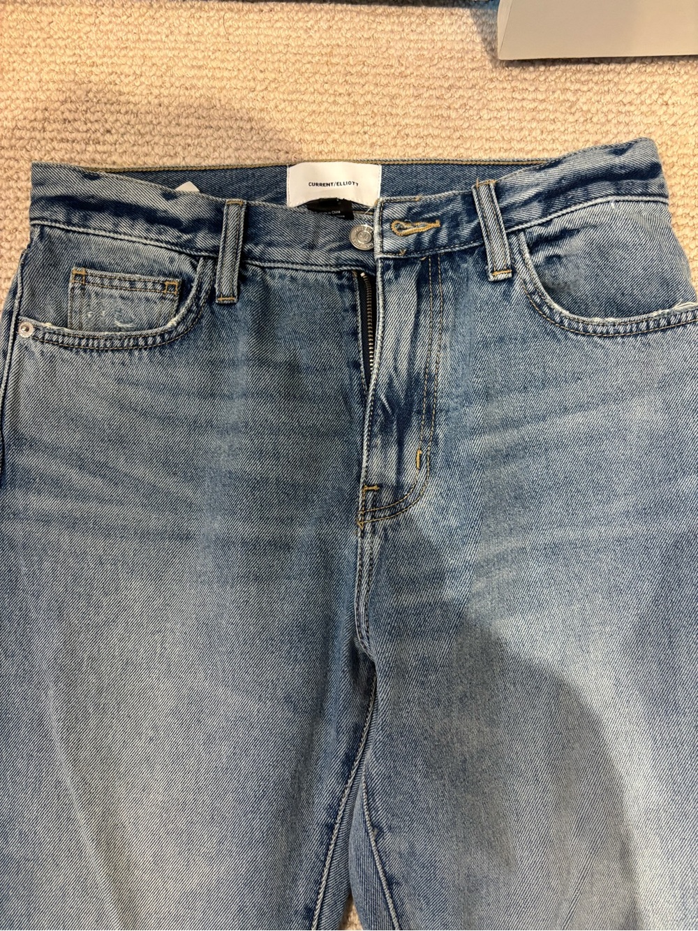 Current/Elliott Light Blue Relaxed Women's Jeans
